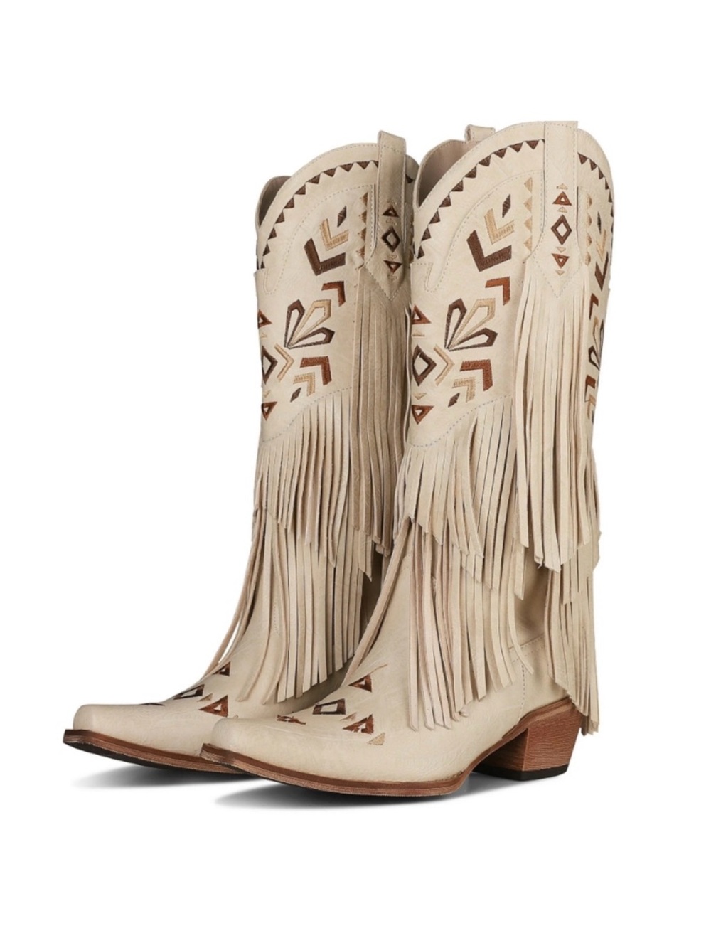 Fringe cowgirl boots